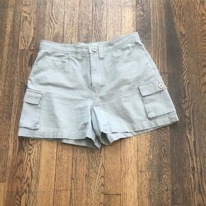 Taupe cargo shorts
